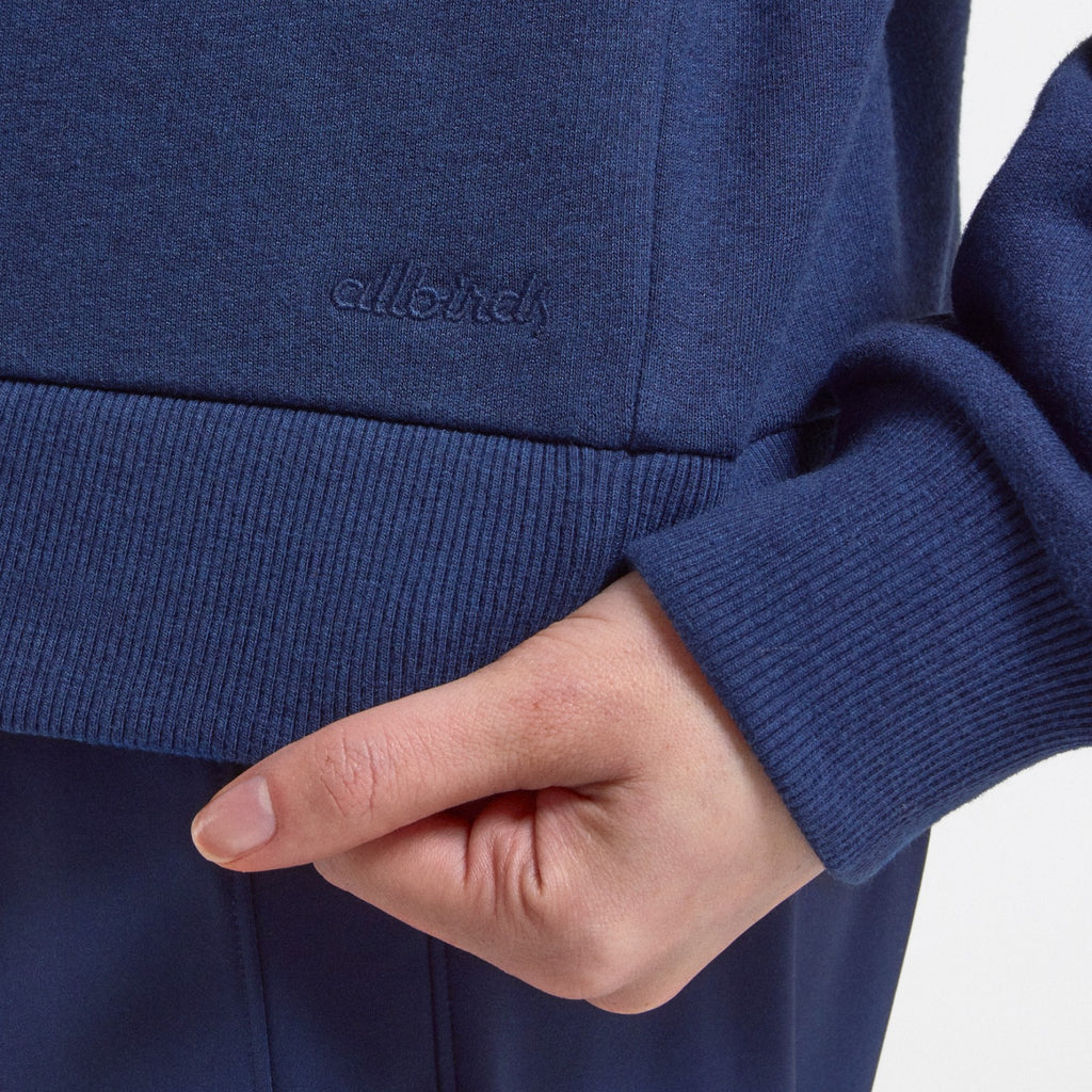 Women's Merino Blend Sweatshirt - Deep Navy