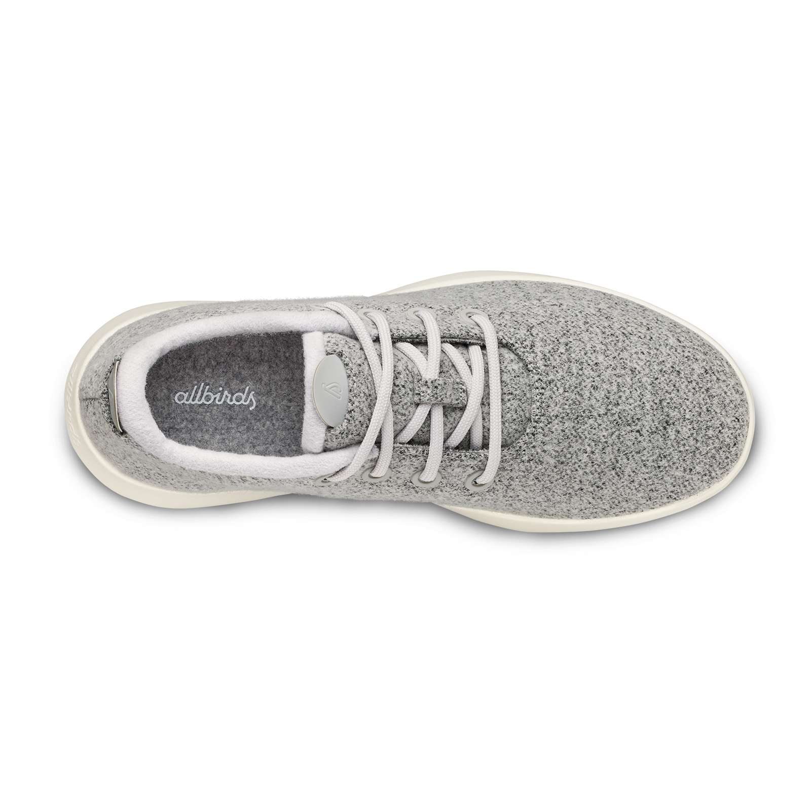 Women's Wool Runner Mizzle - Light Grey (Natural White Sole)