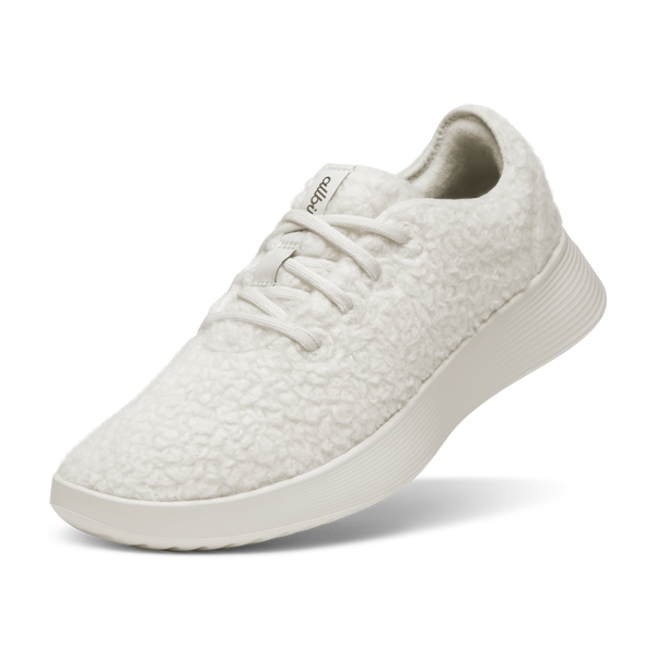 Women's Wool Runner Go - Fluff - Natural White (Natural White Sole)