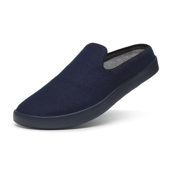 Men s Wool Lounger Mule Deep Navy True Navy Sole
