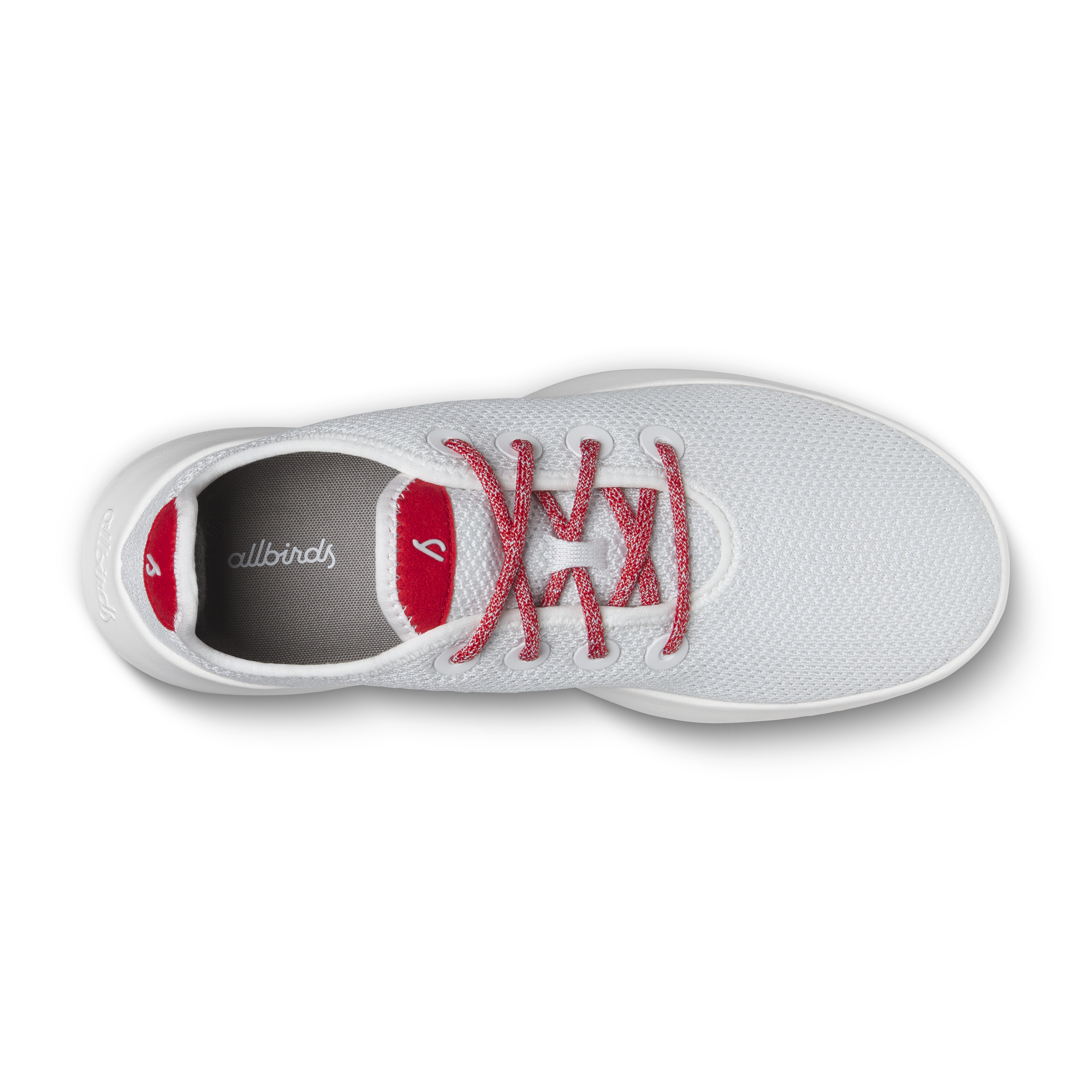 Men's Tree Runner - Blizzard/Bold Red (Blizzard Sole)
