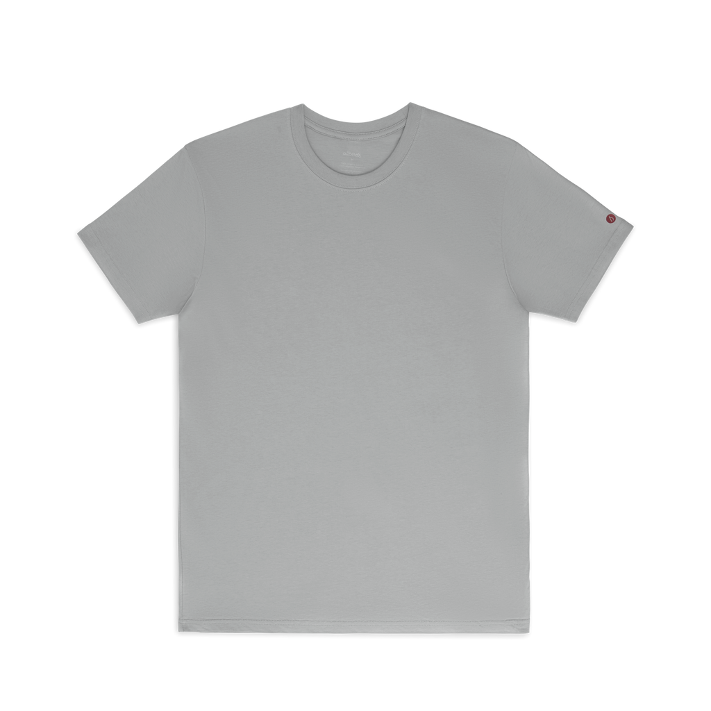 Unisex Organic Cotton Graphic Tee - Medium Grey/Thunder Red - CHI