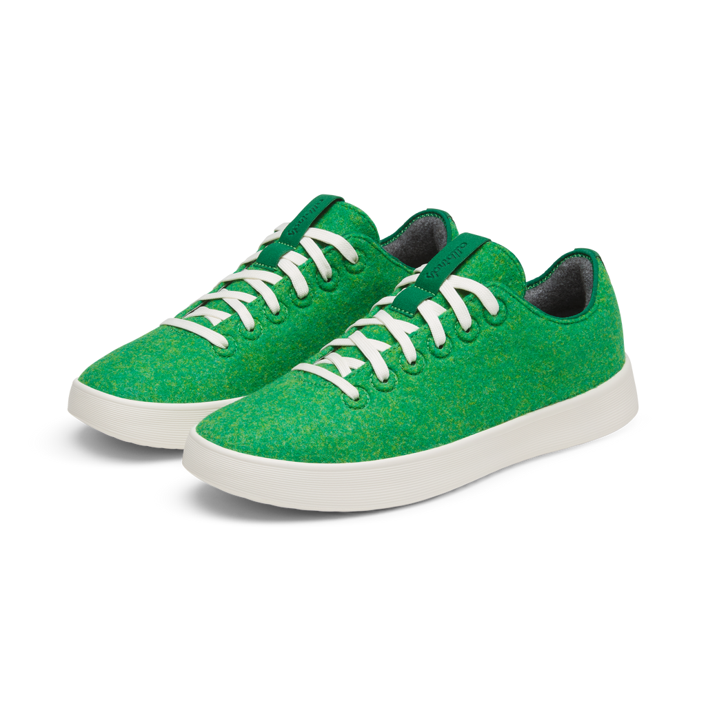 Women's Wool Cruiser - Kelly Green (Natural White Sole)
