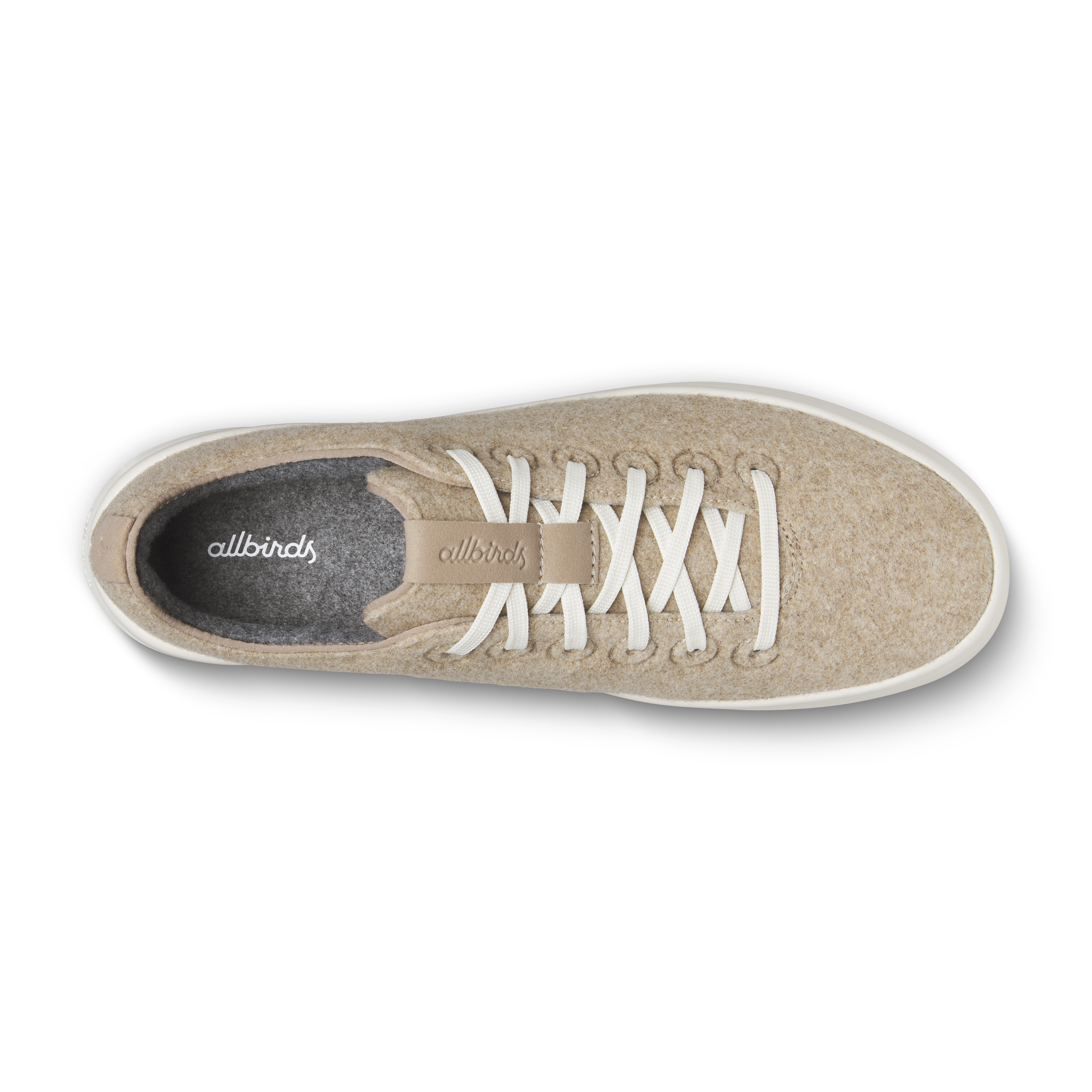 Women's Wool Cruiser - Light Tan (Natural White Sole)