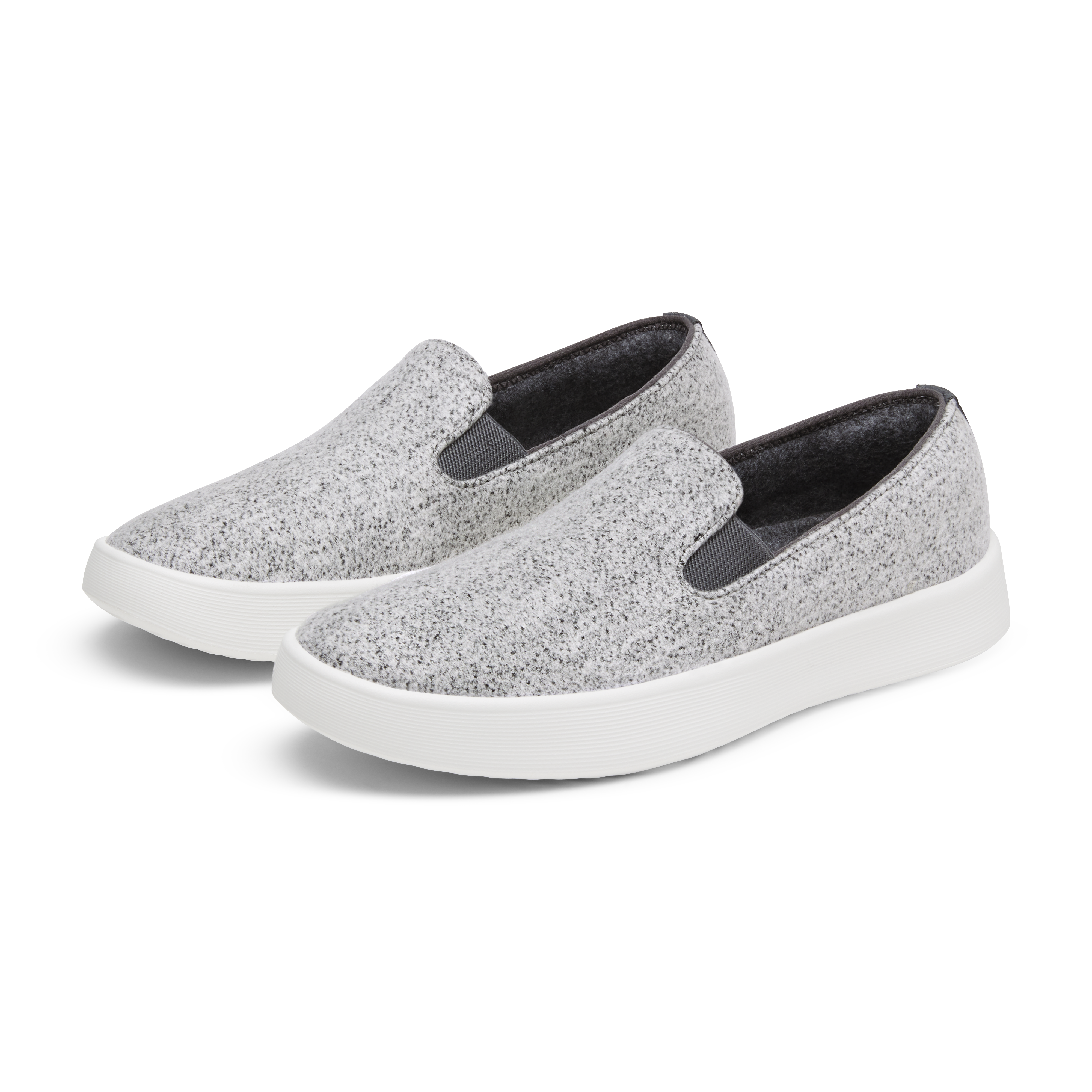 Men's Wool Cruiser Slip On - Medium Grey (Blizzard Sole)