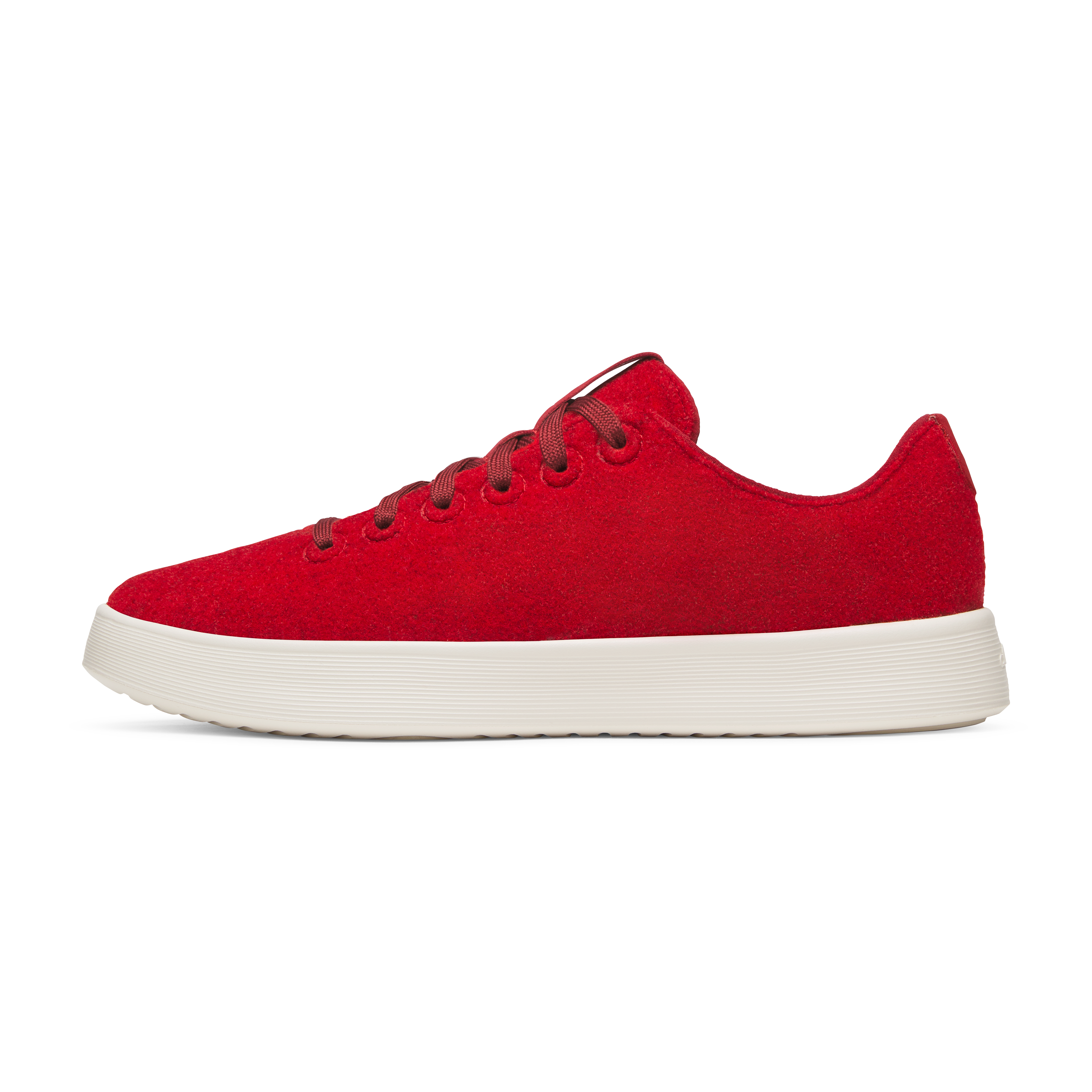 Men's Wool Cruiser - Poppy Red (Natural White Sole)