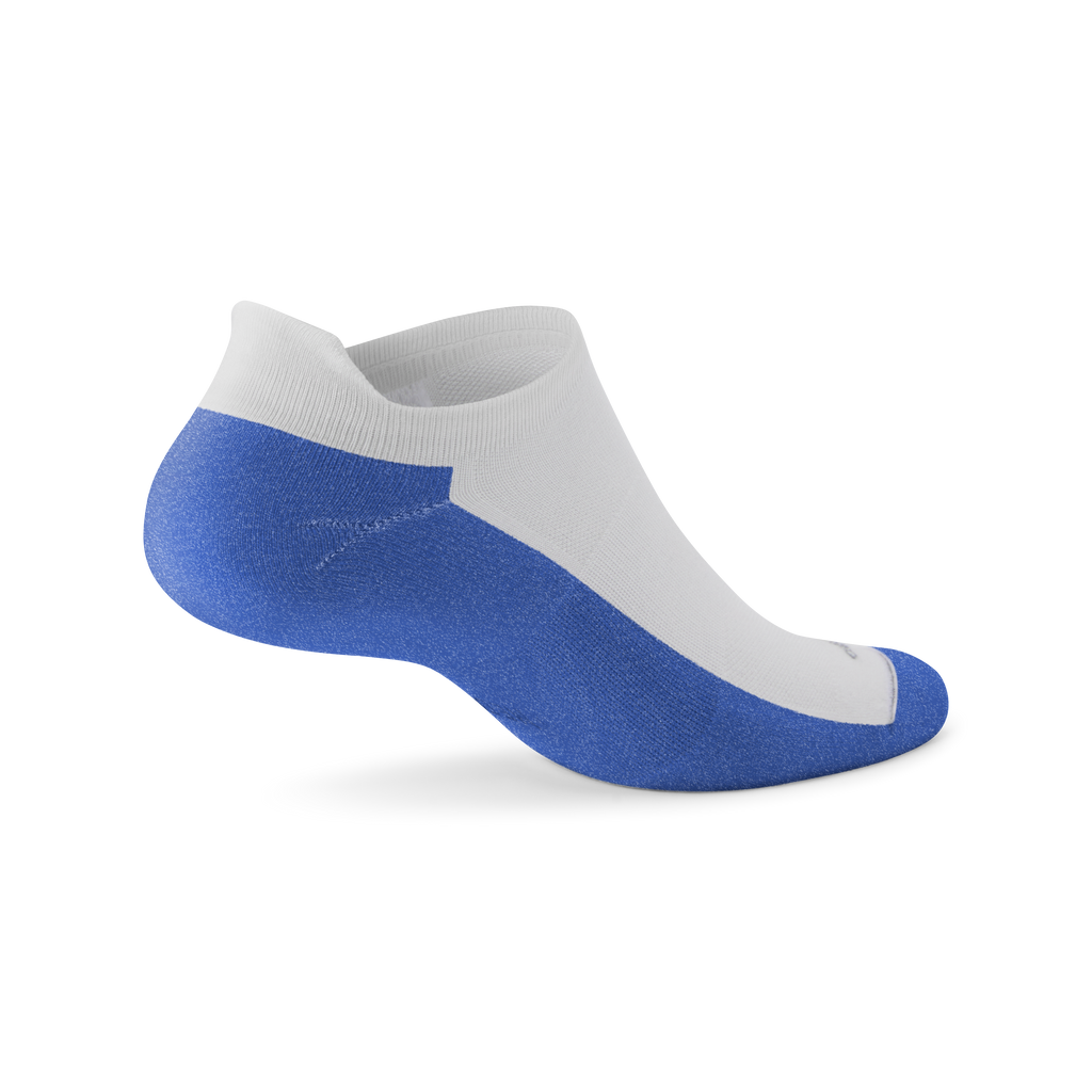Anytime Ankle Sock - Blizzard/Royal Blue