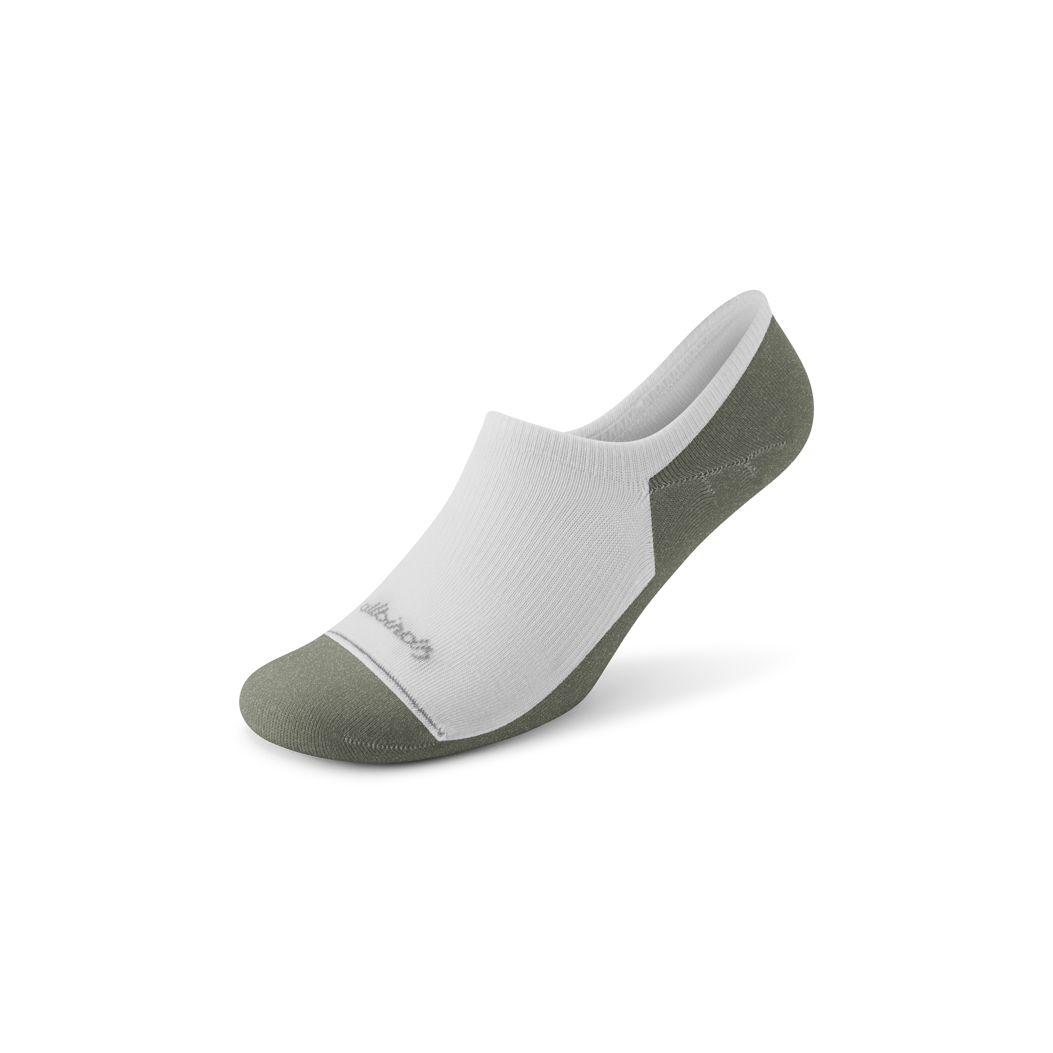 Anytime No Show Sock - Blizzard/Thunder Green