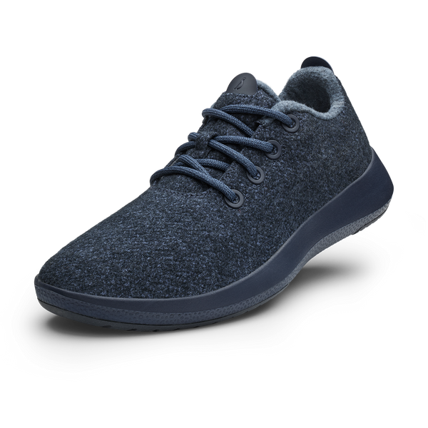 Women s Wool Runner Mizzles Savanna Night Navy Sole
