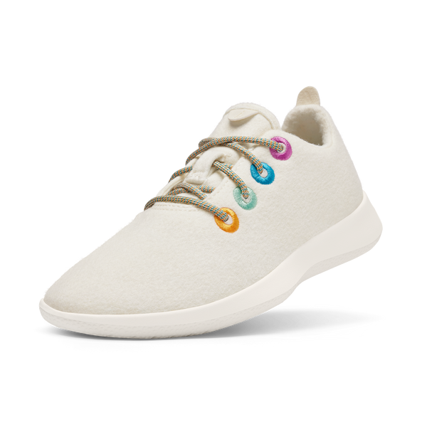 Smallbirds Wool Runners for Big Kids Natural White Allbirds