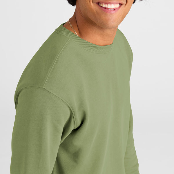 Olive green sales mens sweatshirt