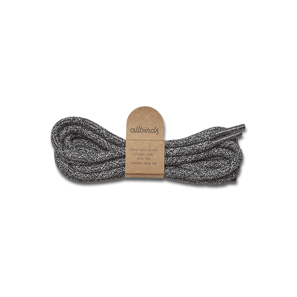 Allbirds Runner Lace Kit Grey Natural White Black 3 Pack Replacement Shoe Laces