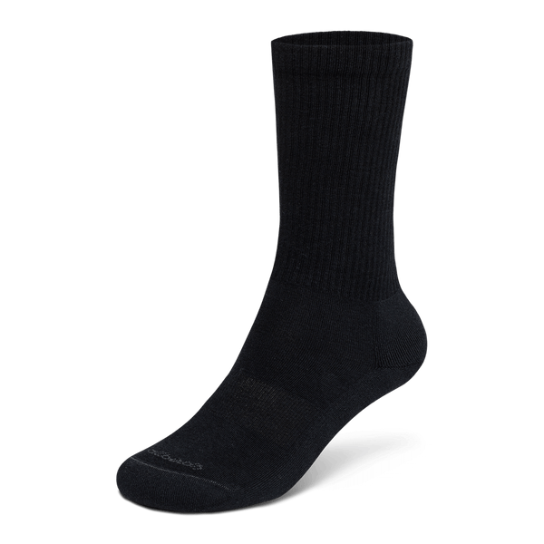 Anytime Crew Sock Natural Black