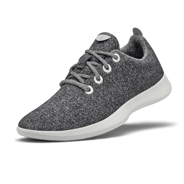 Women's Wool Runners - Natural Grey (Light Grey Sole)