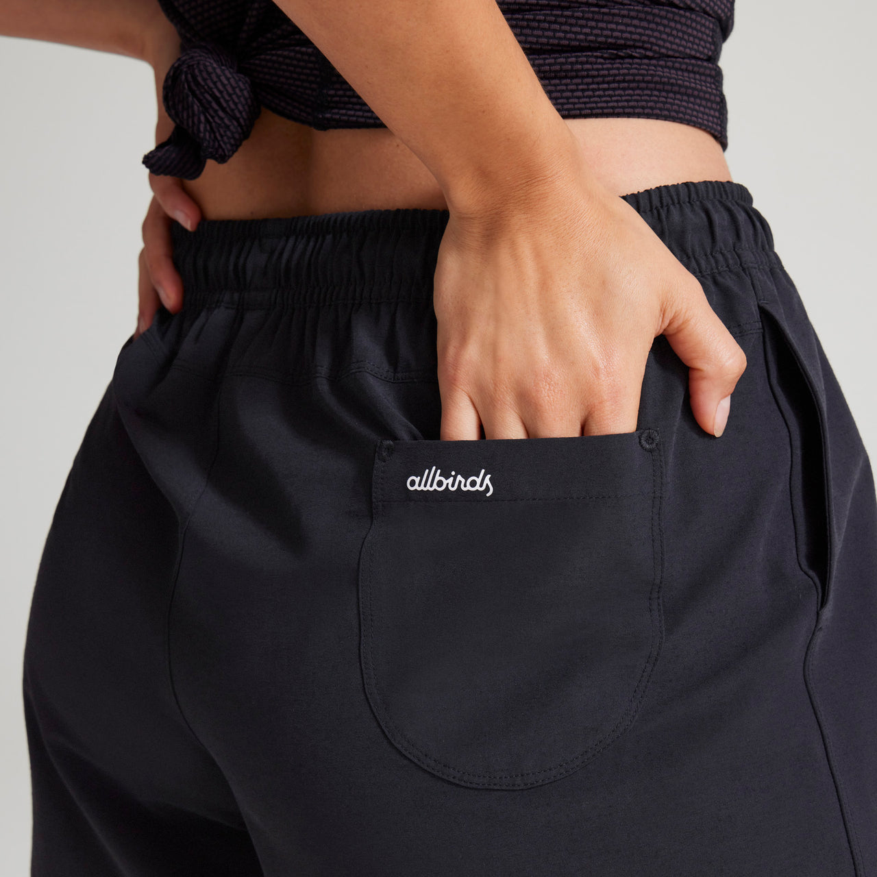 Women's Natural Run Short - Natural Black