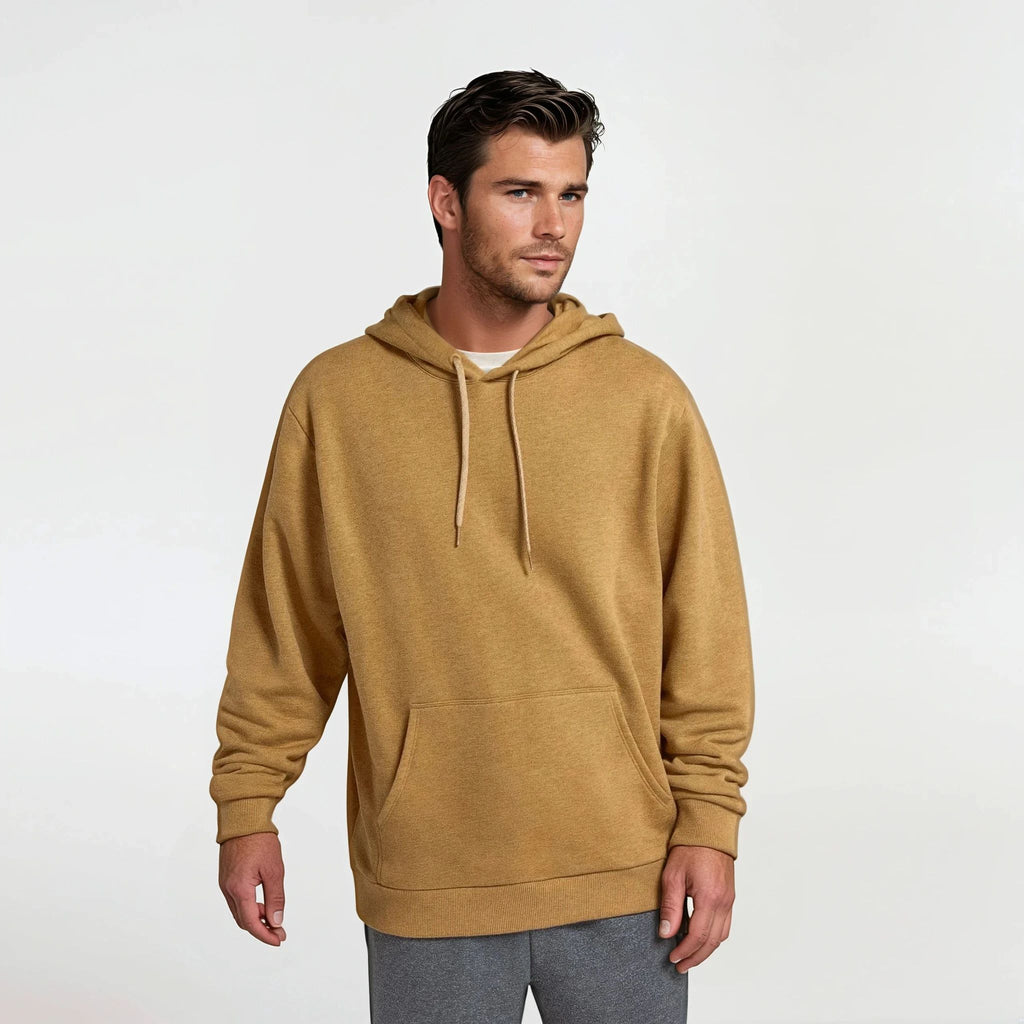 Unisex Merino Blend Hoodie - Natural Grey Heather