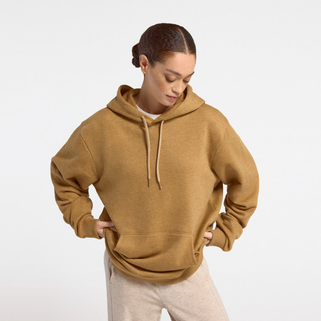 Unisex Merino Blend Hoodie - Natural Grey Heather