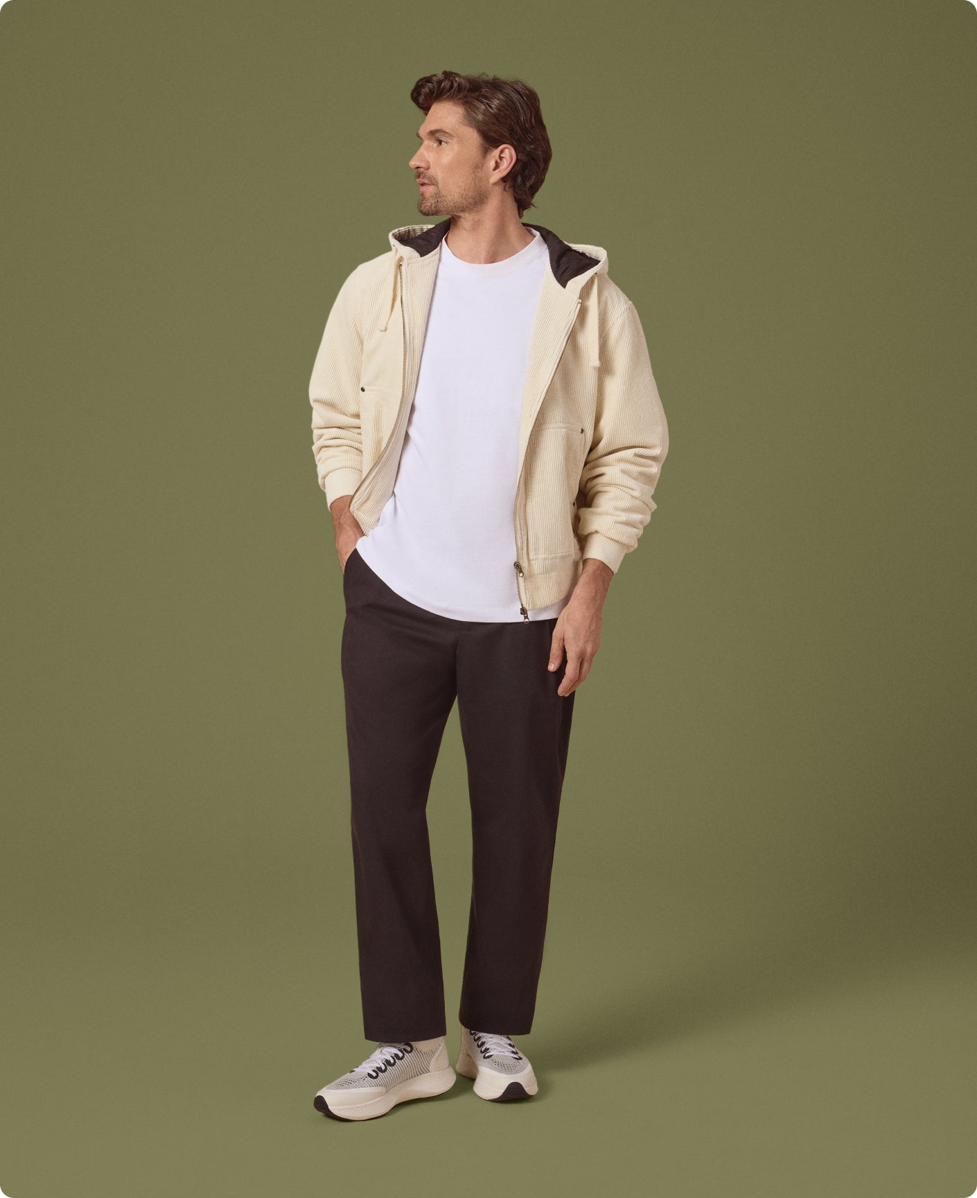 Men's Strider - Natural Black (Blizzard Sole)