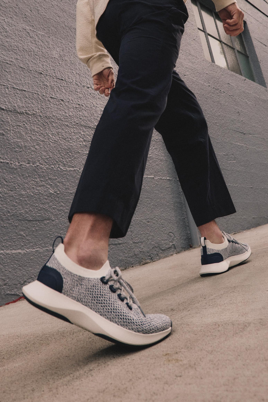 Men's Dasher NZ - Blizzard/Deep Navy (Blizzard Sole)