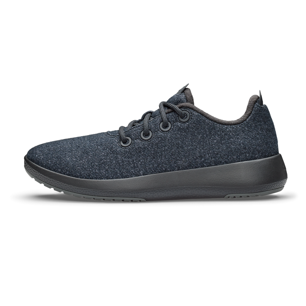 Men's Wool Runner Mizzle - Natural Black (Natural Black Sole)