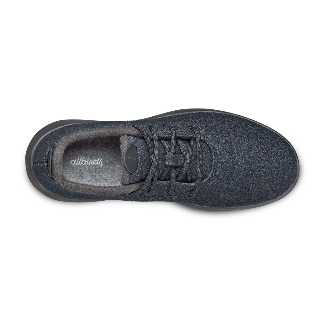 Men's Wool Runner Mizzle - Natural Black (Natural Black Sole)