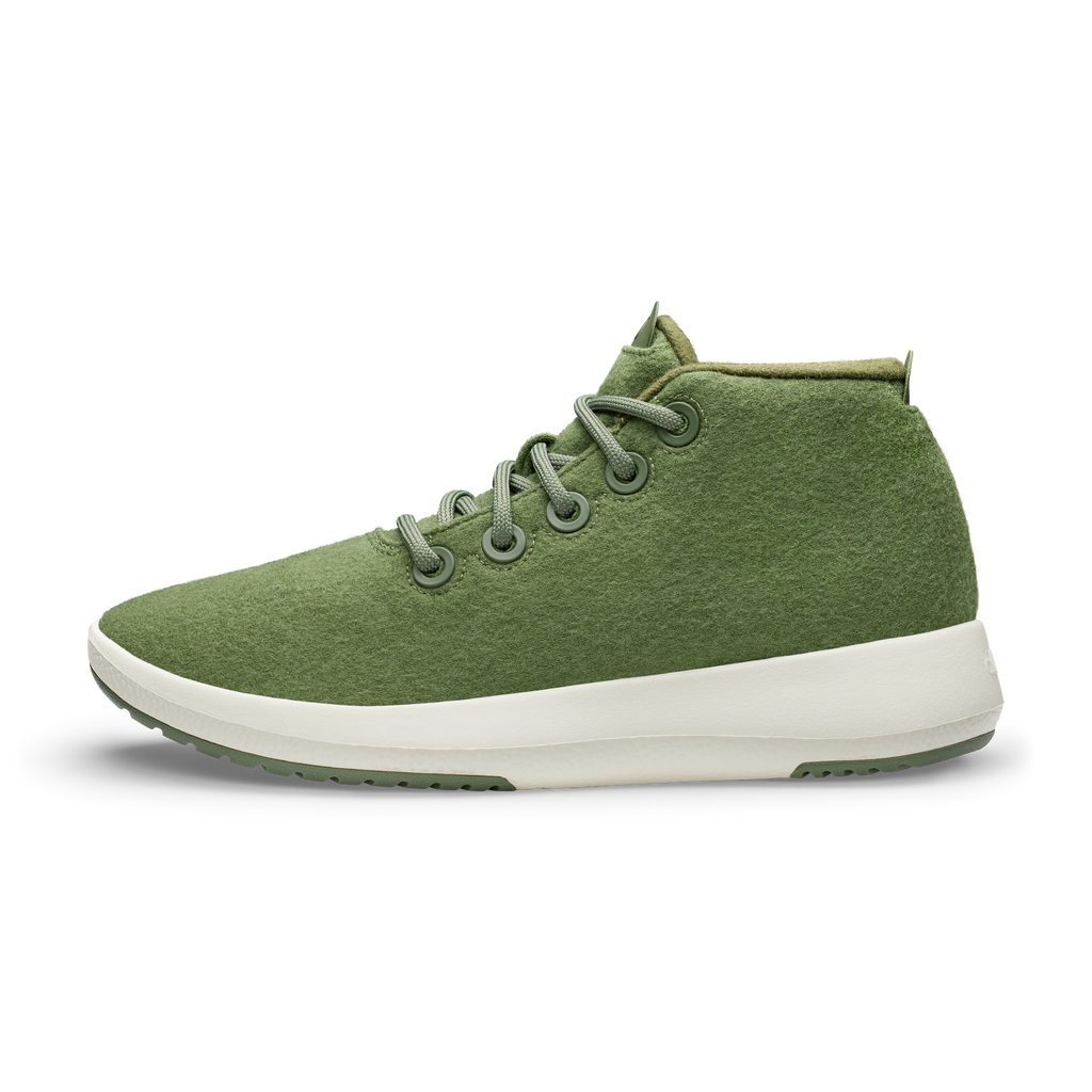 Women's Wool Runner-up Mizzle - Thunder Green (Natural White Sole)
