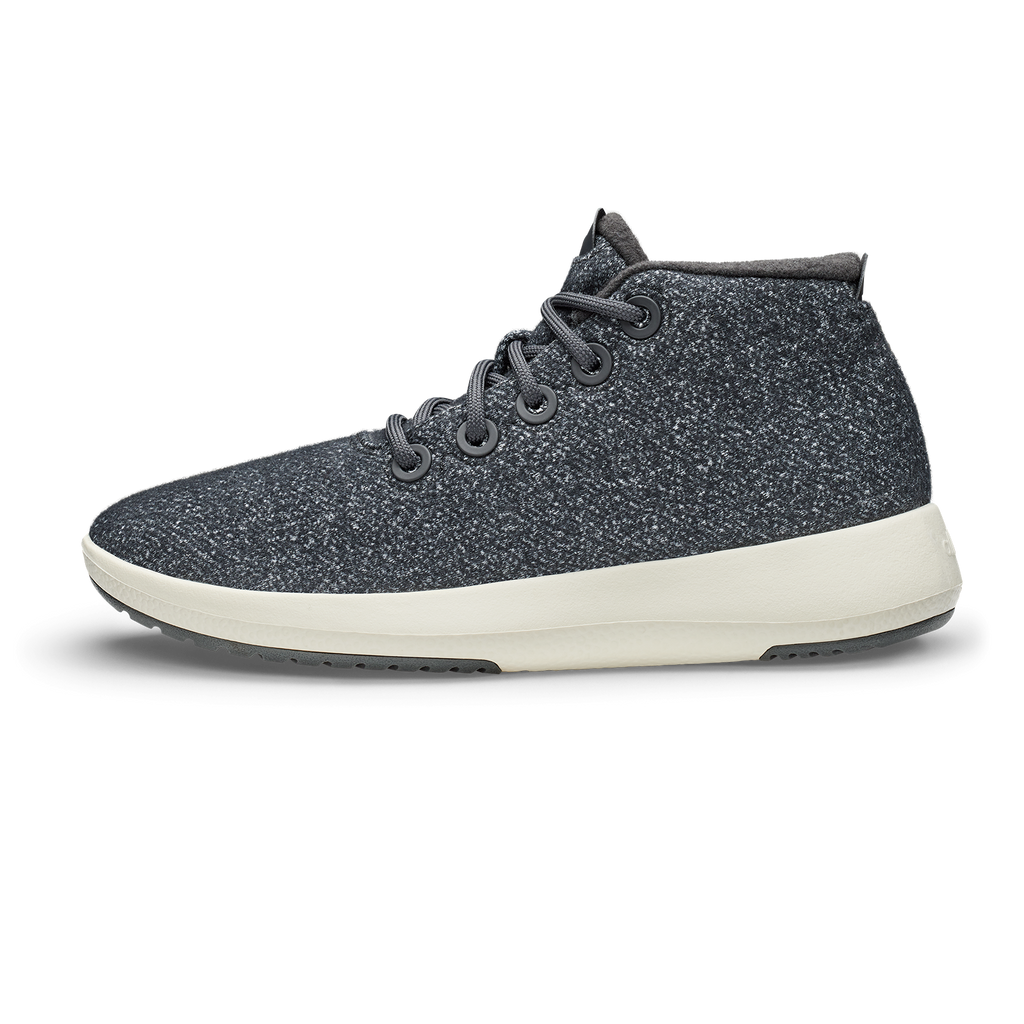 Men's Wool Runner-up Mizzle - Dark Grey (Natural White Sole)
