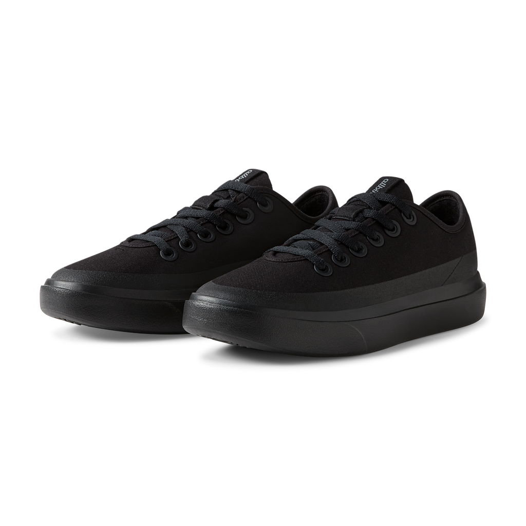 Women's Canvas Pipers - Natural Black (Natural Black Sole) - 1