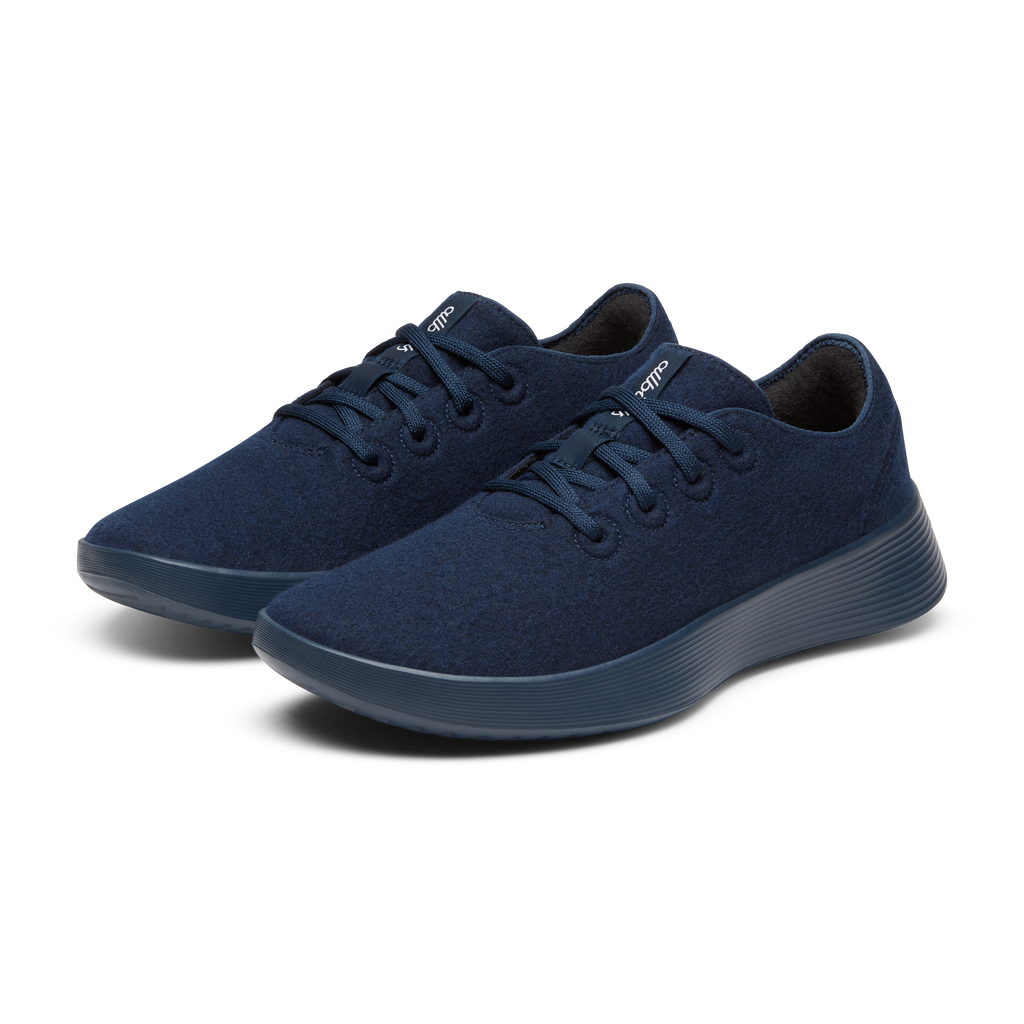 Men's Wool Runner Go - Deep Navy (True Navy Sole)