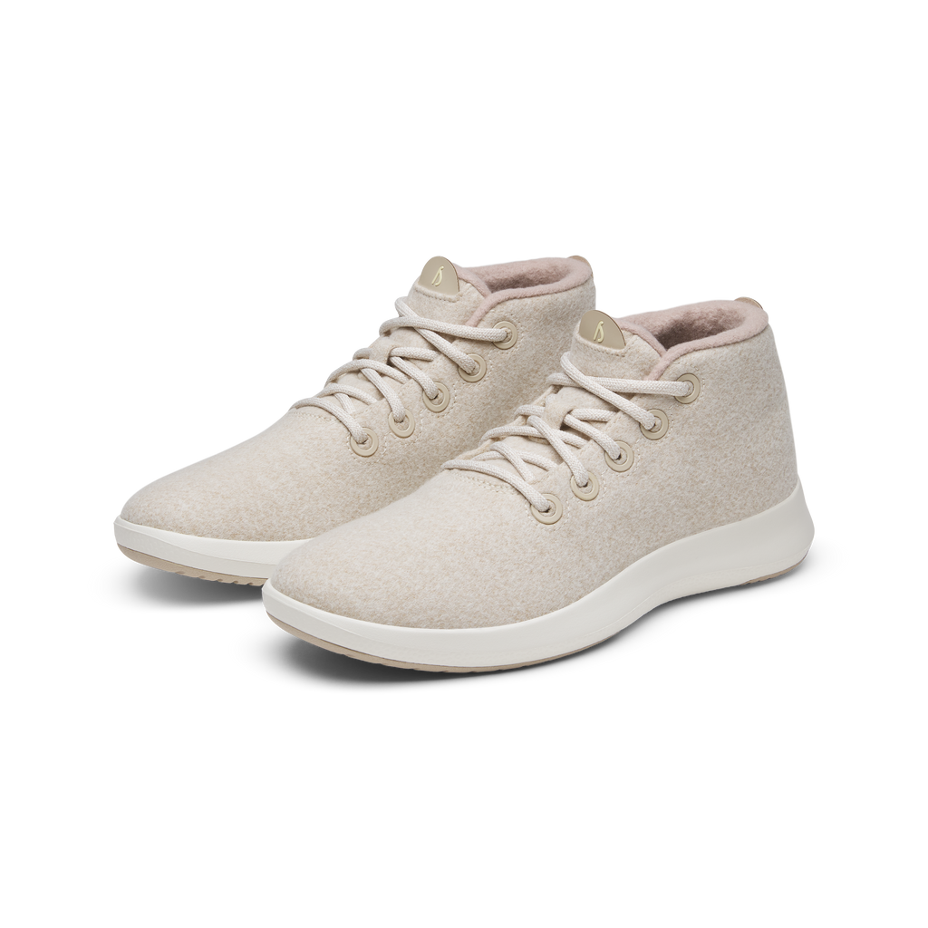 Women's Wool Runner-up Mizzle - Stony Cream (Natural White Sole)