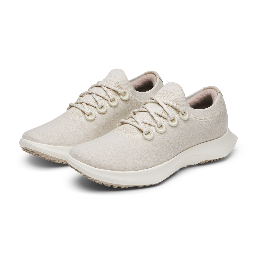 Women's Wool Dasher Mizzle - Stony Cream (Natural White Sole)