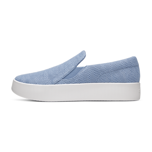 Allbirds Sky Blue Slip-On Shoes Buy Allbirds Women Wool Loungers Slip On Shoes, Light Blue  main image 3
