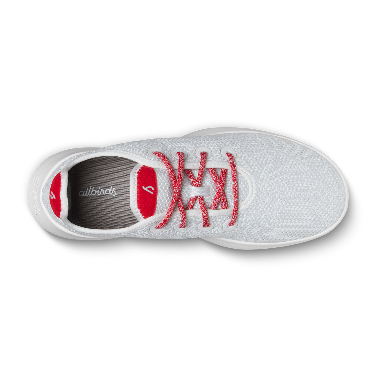 Women's Tree Runner - Blizzard/Bold Red (Blizzard Sole)
