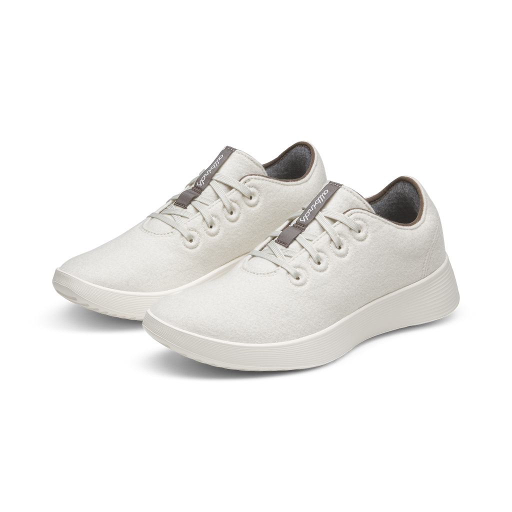 Men's Wool Runner Go - Weathered White (Twilight White Sole)