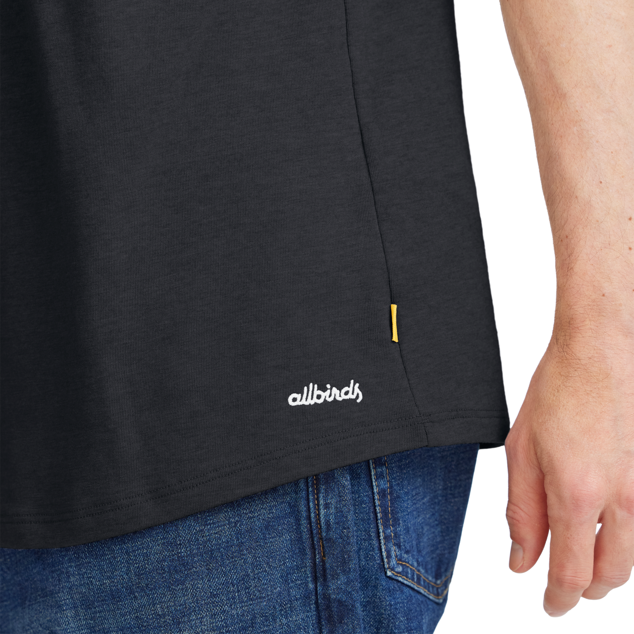 Men's Soft Merino Tee - True Black