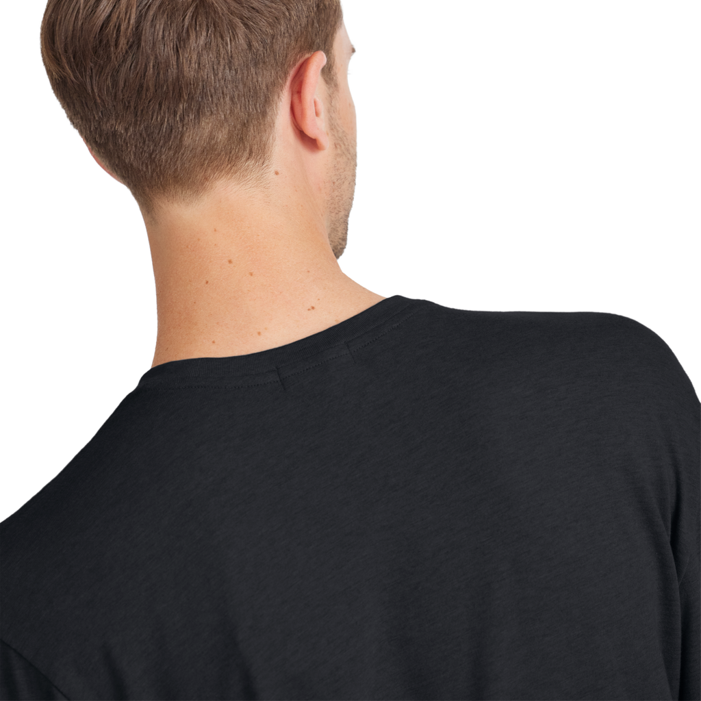Men's Soft Merino Long Sleeve Tee - True Black