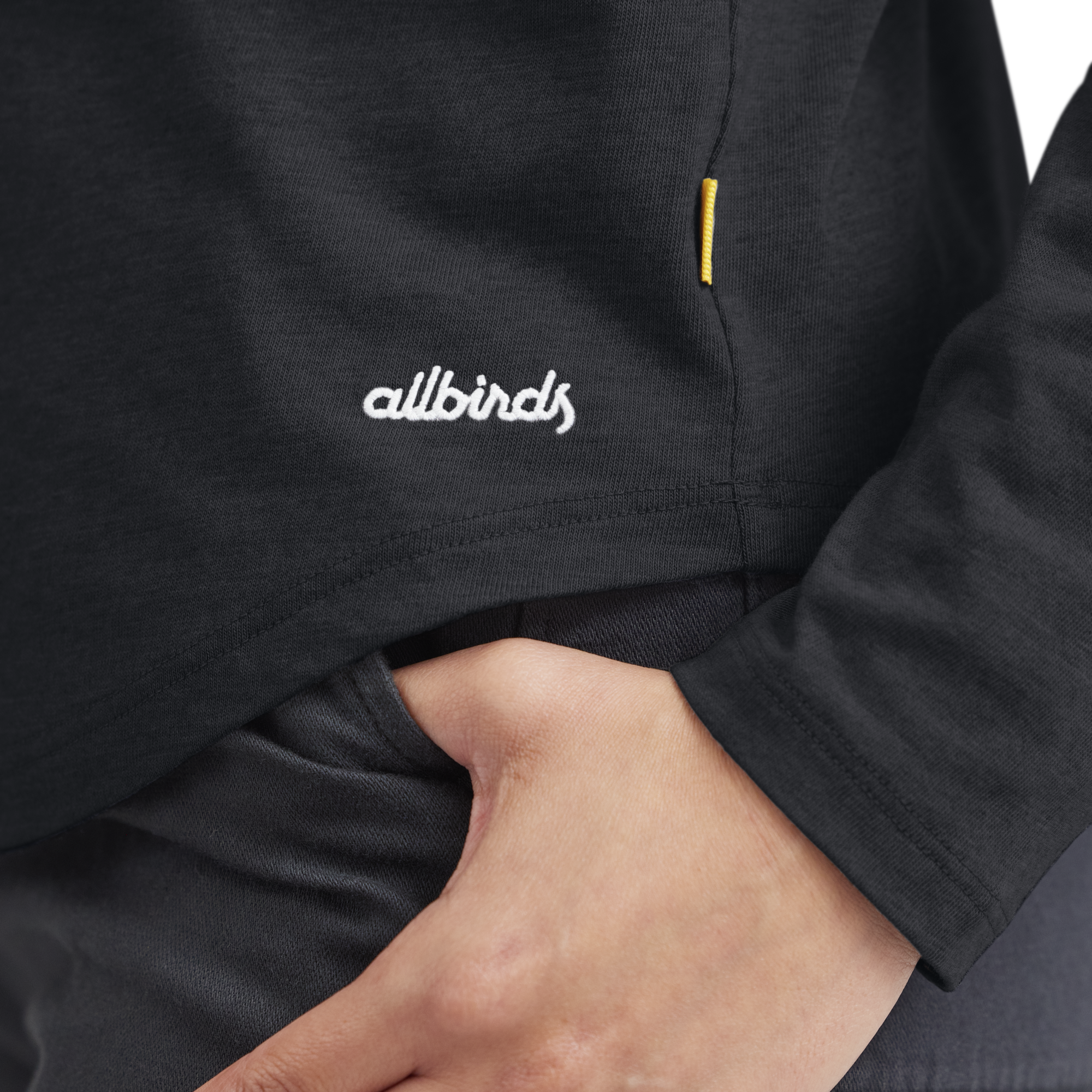 Women's Soft Merino Long Sleeve Tee - True Black