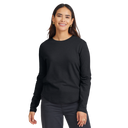 Women's Soft Merino Long Sleeve Tee - True Black