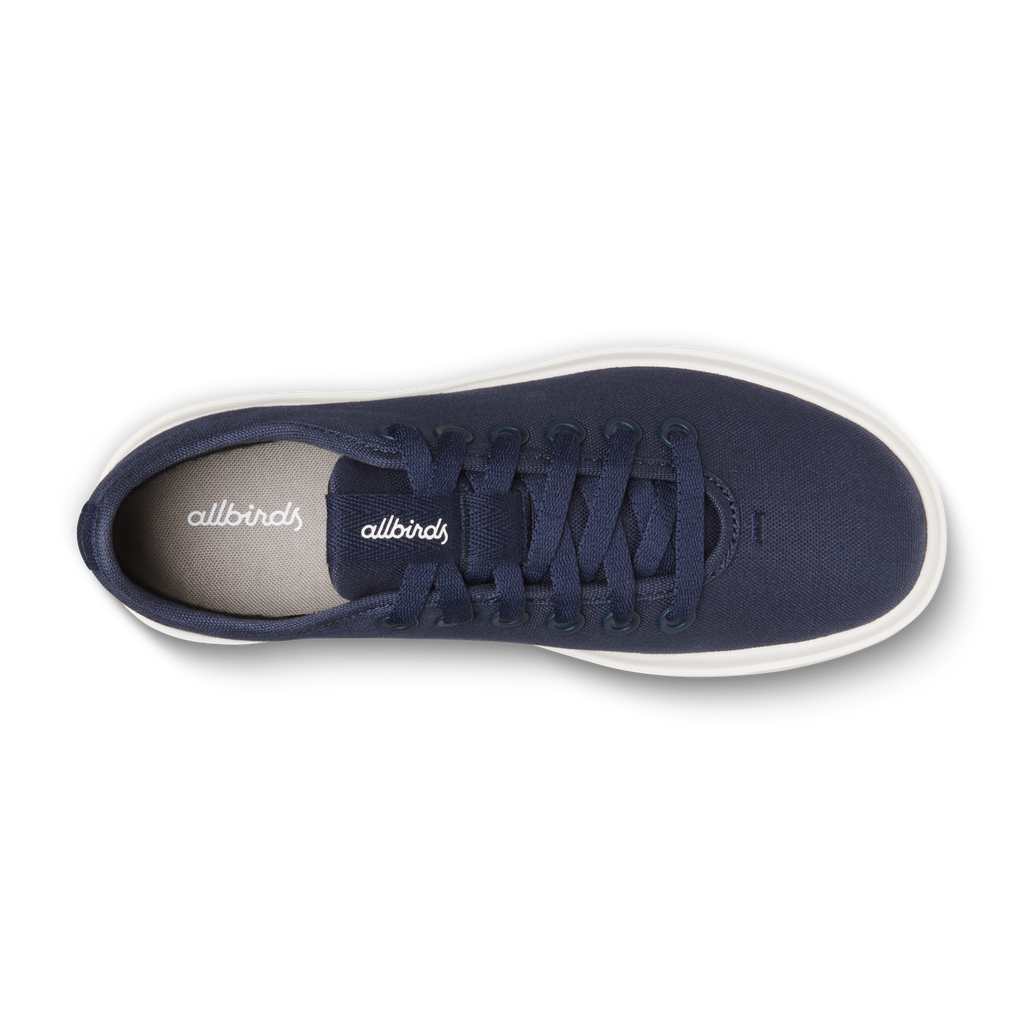 Women's Canvas Piper - Deep Navy (Natural White Sole)