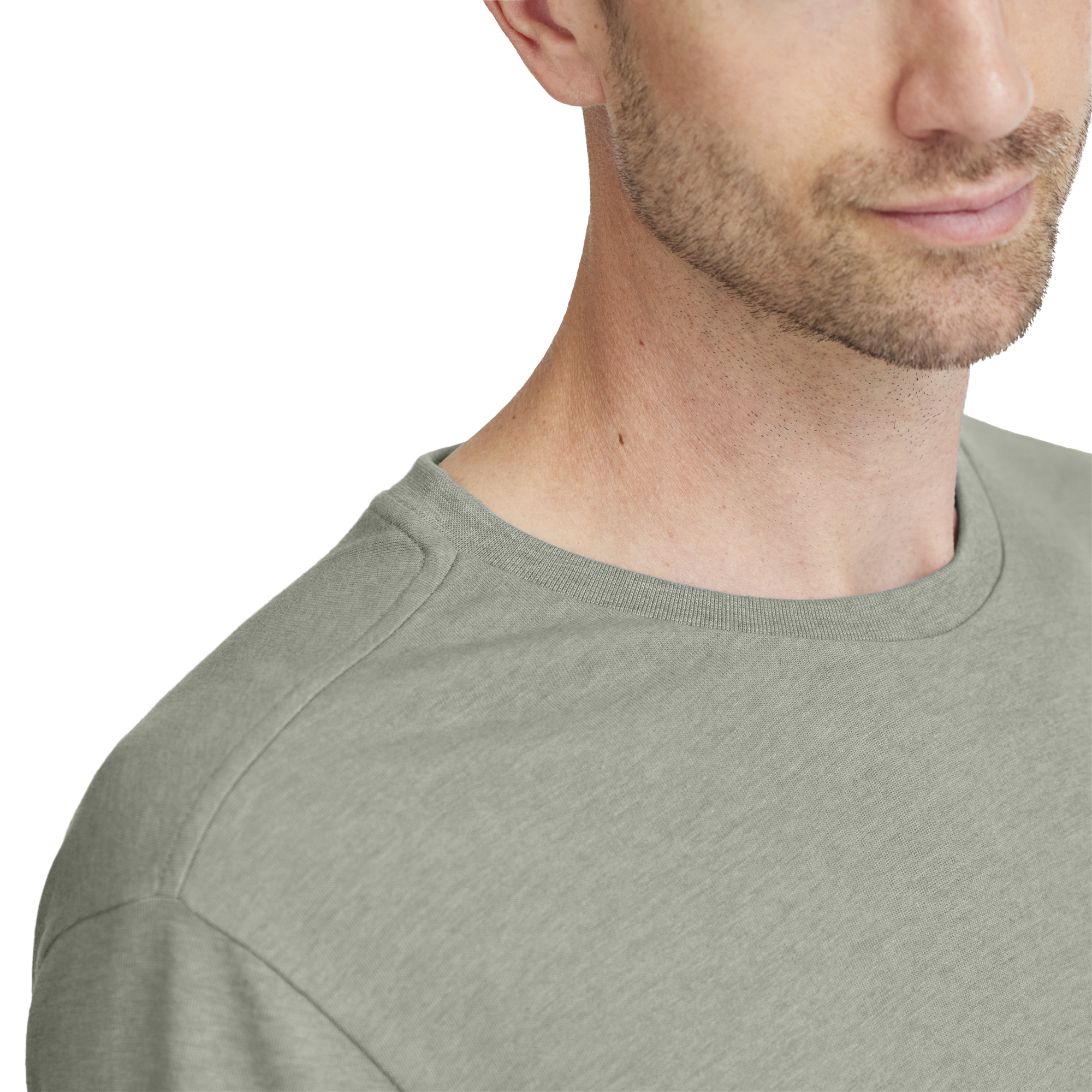 Men's Soft Merino Tee - Hazy Pine
