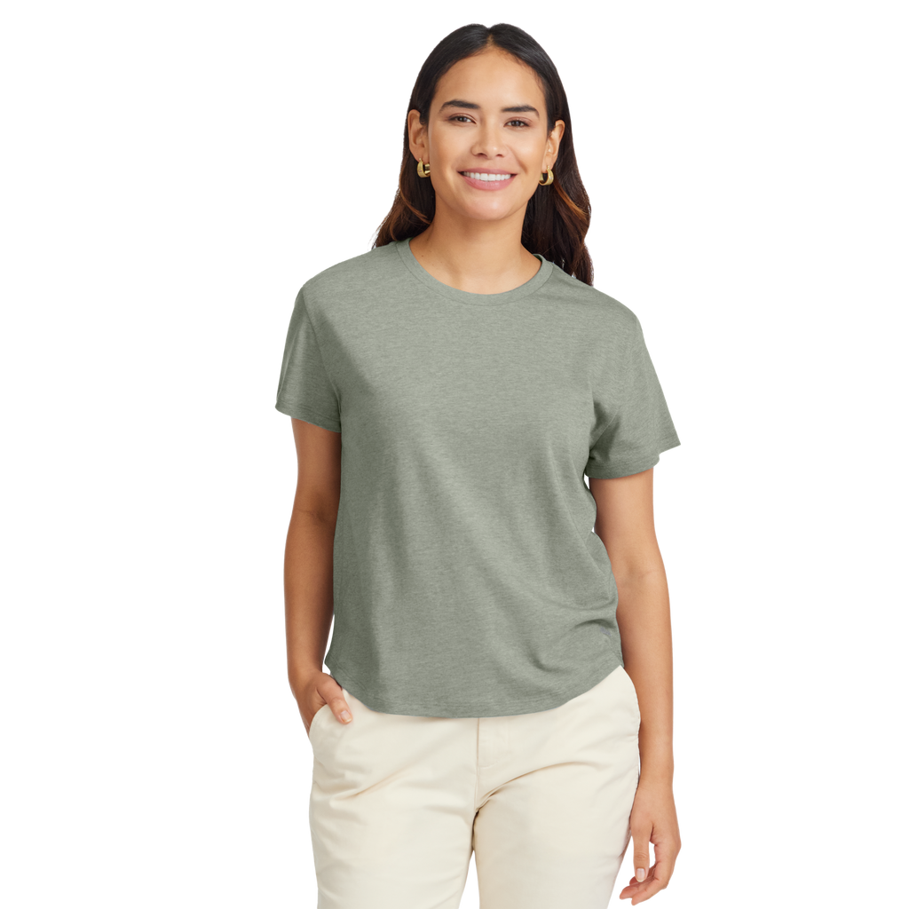 Women's Soft Merino Tee - Hazy Pine