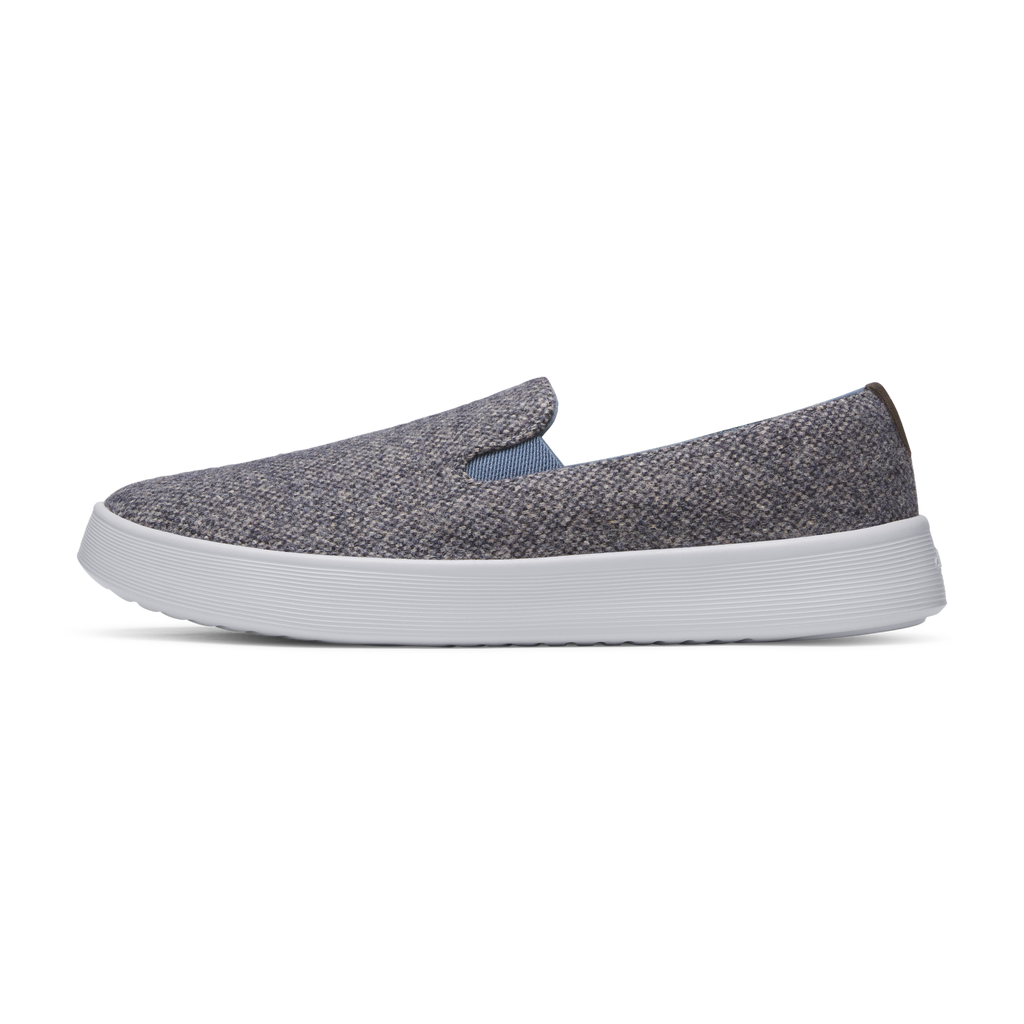 Men's Cruiser Slip On Tweed - Hazy Indigo (Light Grey Sole)