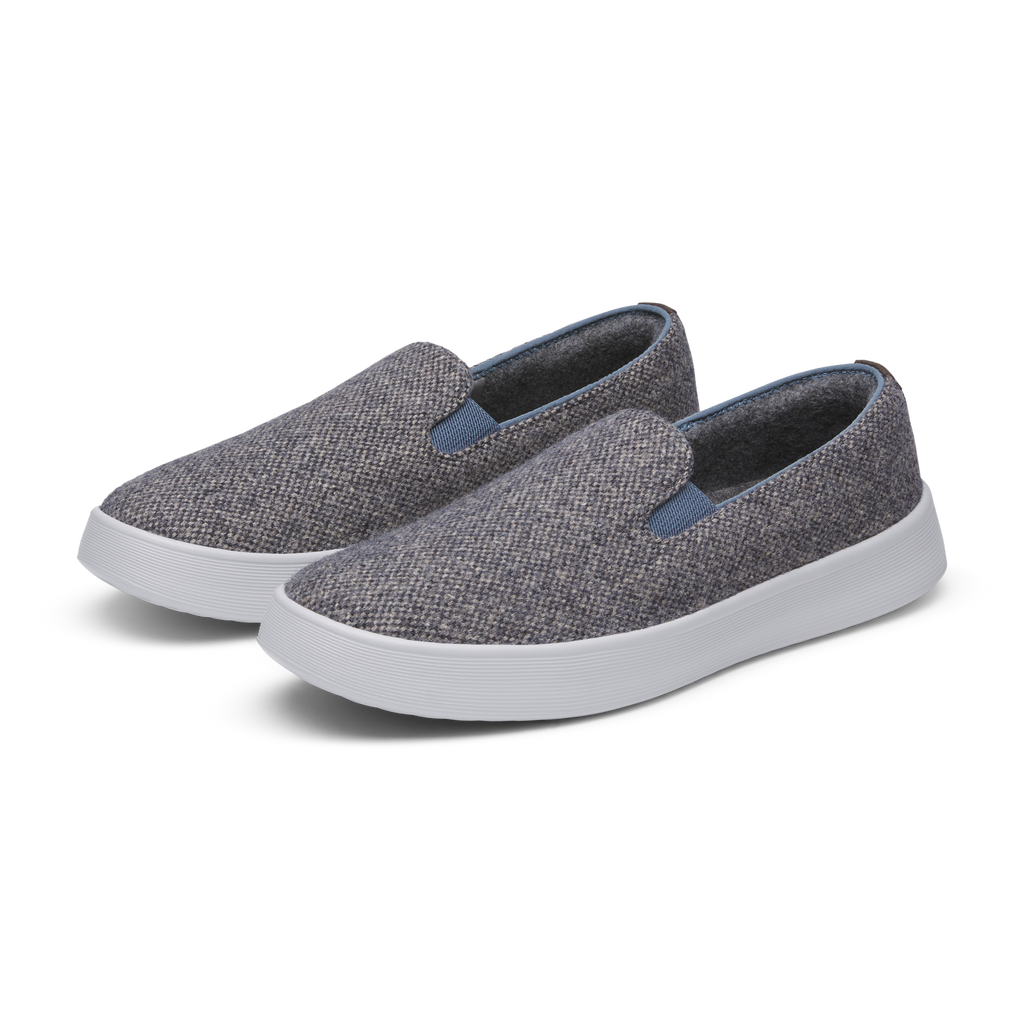 Men's Cruiser Slip On Tweed - Hazy Indigo (Light Grey Sole)