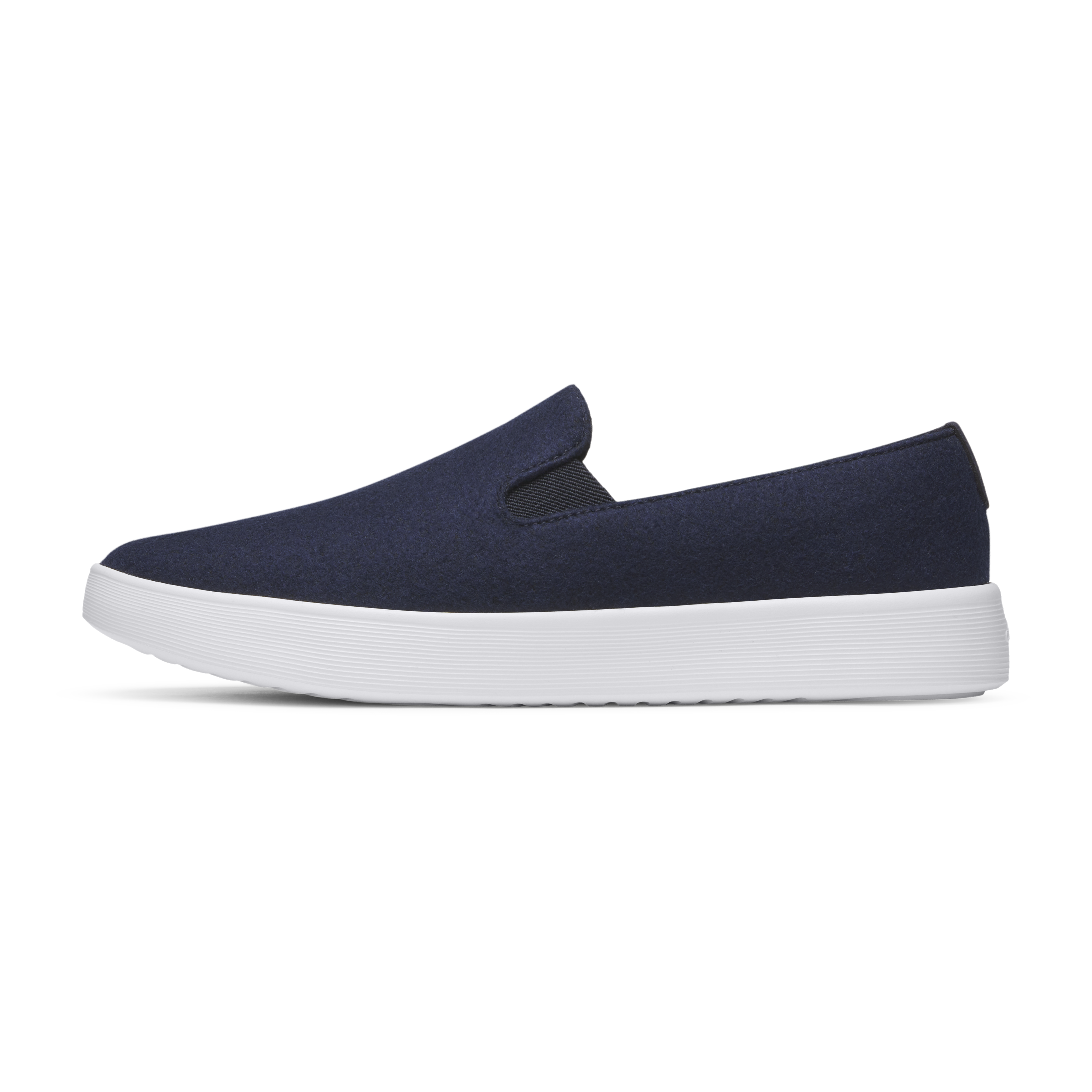 Men's Wool Cruiser Slip On - Dark Navy (Blizzard Sole)