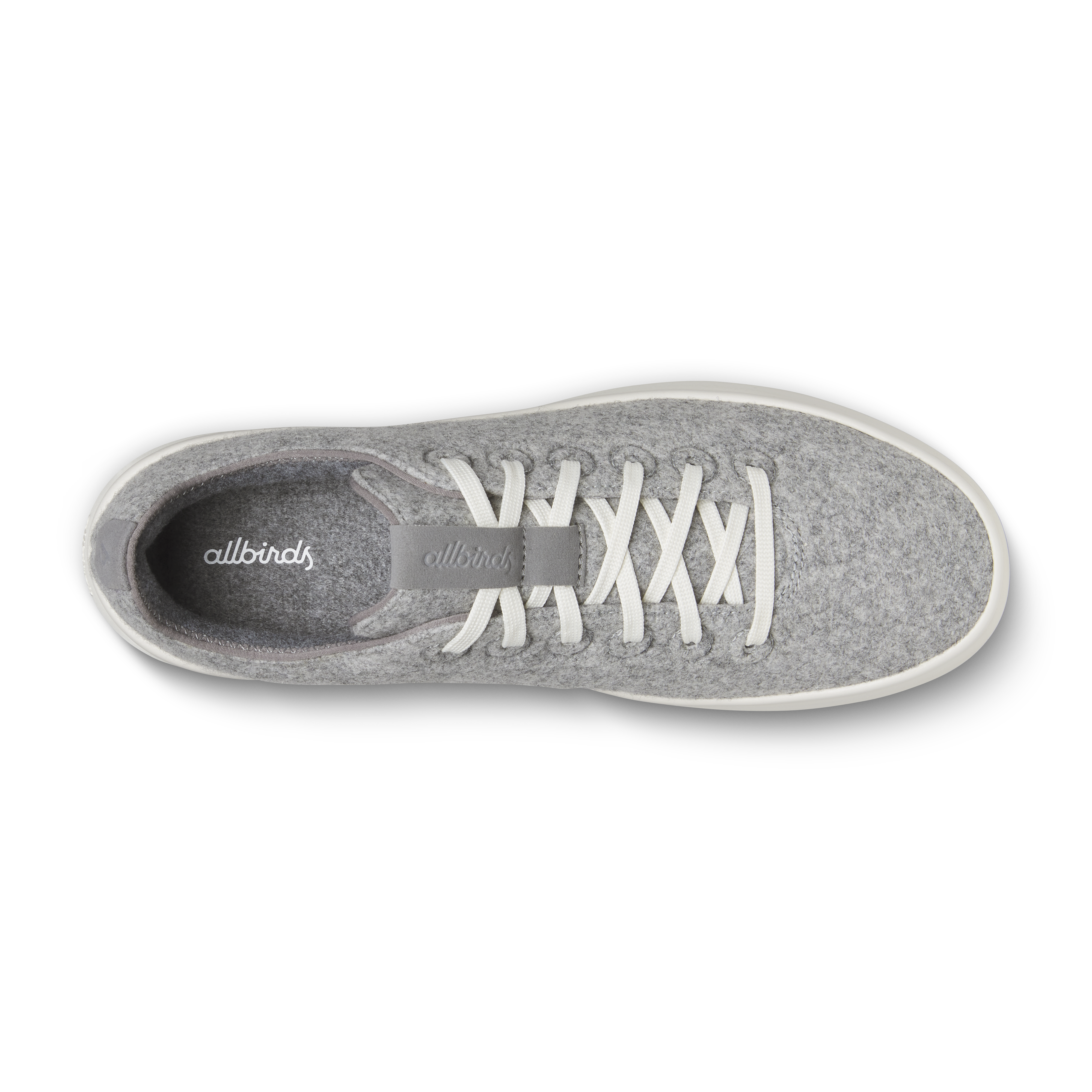 Men's Wool Cruiser - Light Grey (Natural White Sole)