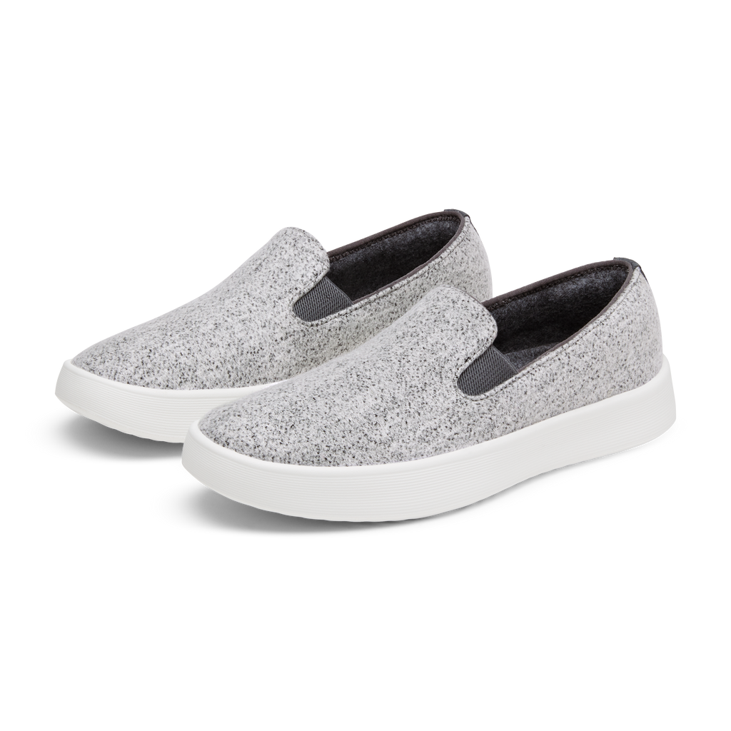 Women's Wool Cruiser Slip On - Medium Grey (Blizzard Sole)