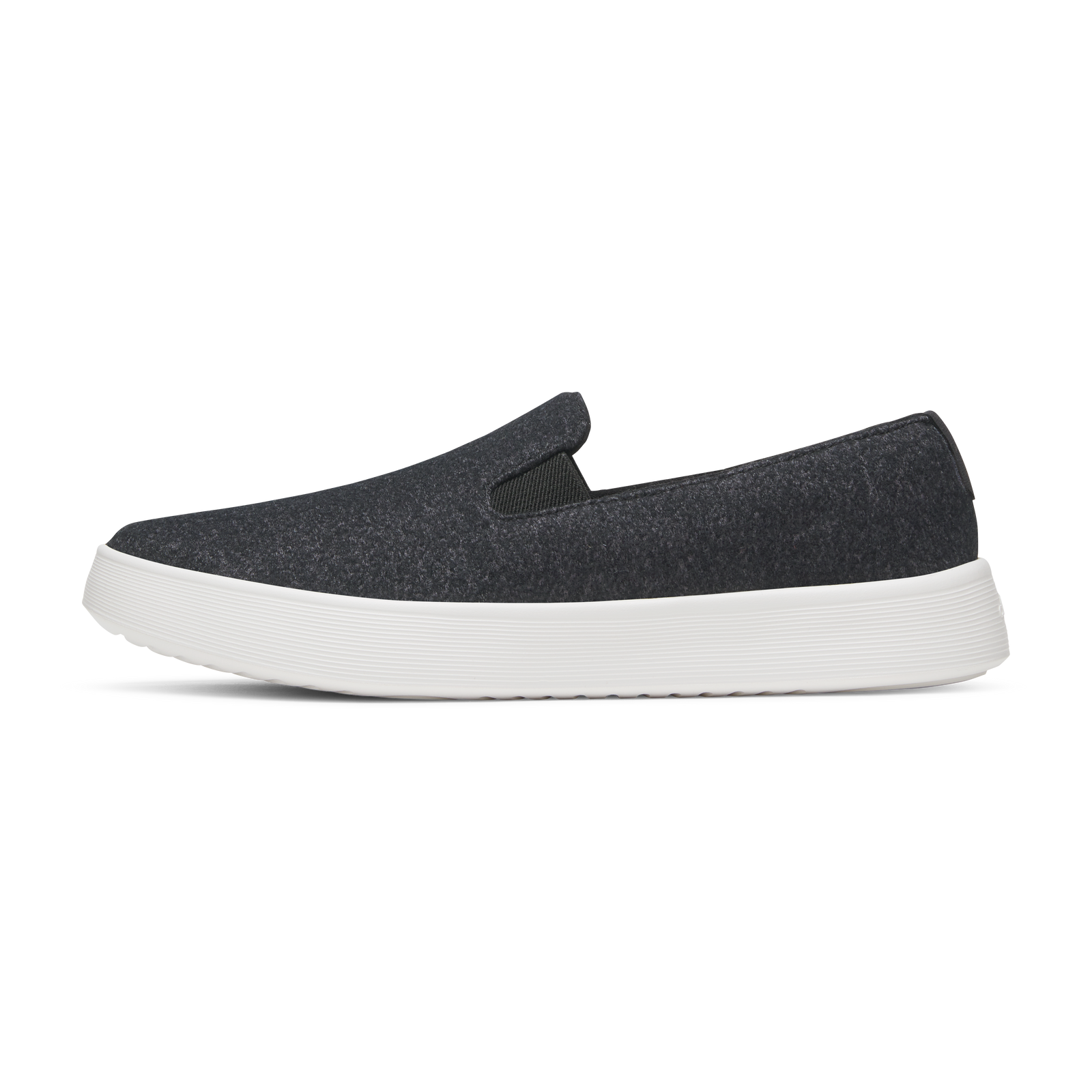 Women's Wool Cruiser Slip On - Natural Black (Blizzard Sole)