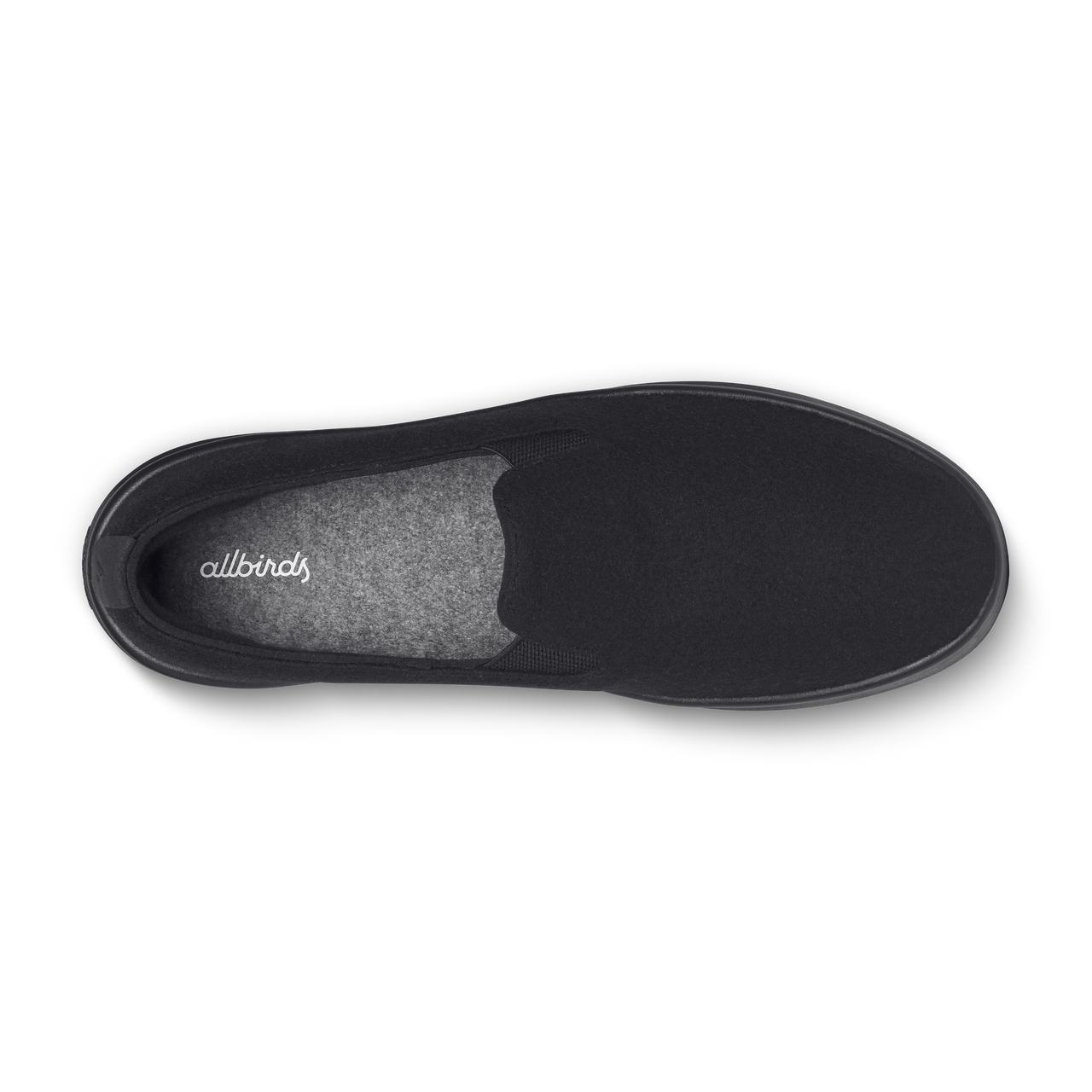 Women's Wool Cruiser Slip On - Natural Black (Natural Black Sole)