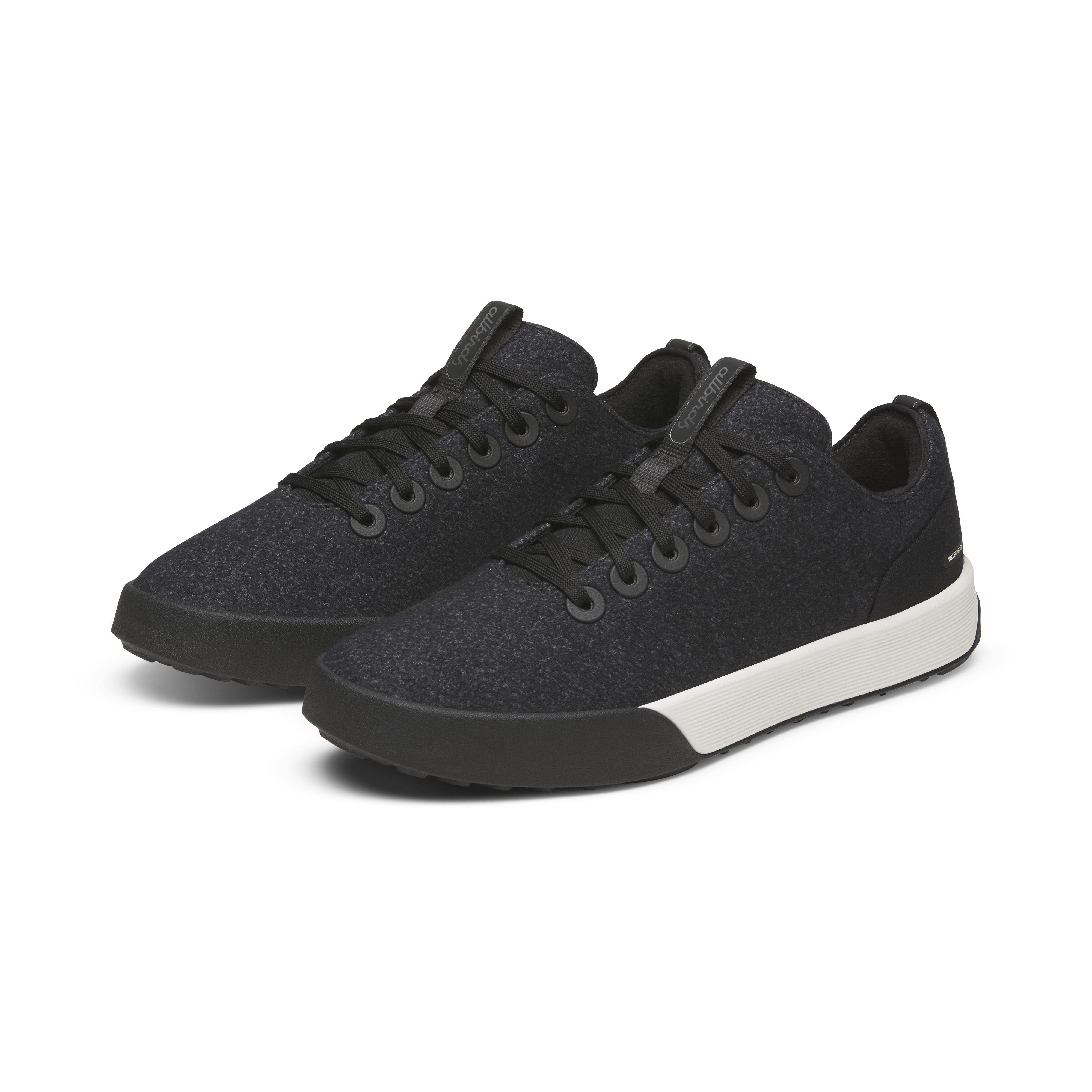 Men's Wool Cruiser Waterproof - Natural Black (Natural White Sole)