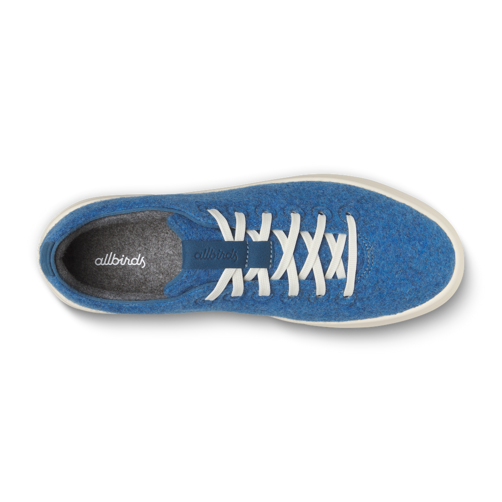 Men's Wool Cruiser - Sapphire Blue (Natural White Sole)